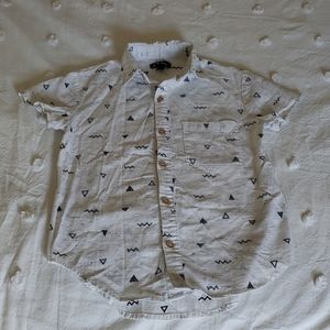 Boys Short Sleeve Button Up